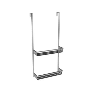 Allibert Coperblink Doucherek Met 2 Plankjes Chroom 1 Allibert Coperblink Doucherek Met 2 Plankjes Chroom