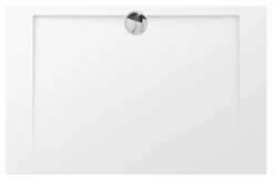 Allibert Slim Douchebak 140x90 Cm Polybeton Wit