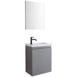 Allibert Fonteinmeubel Portopack Grijs 40cm -Badkamer Meubelen Verkoop 123 25