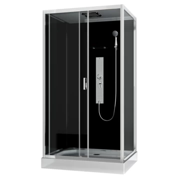 Allibert Douchecabine Gipsy Hoekmodel 80x120cm 1 Allibert Douchecabine Gipsy Hoekmodel 80x120cm