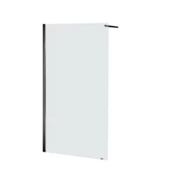 Allibert Douchewand Lago 100x195 Cm Helder Glas Met Zwarte Profielen