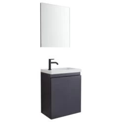 Allibert Fonteinmeubel Portopack 40cm Zwart -Badkamer Meubelen Verkoop 123 97