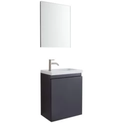 Allibert Fonteinmeubel Portopack 40cm Zwart -Badkamer Meubelen Verkoop 123 98